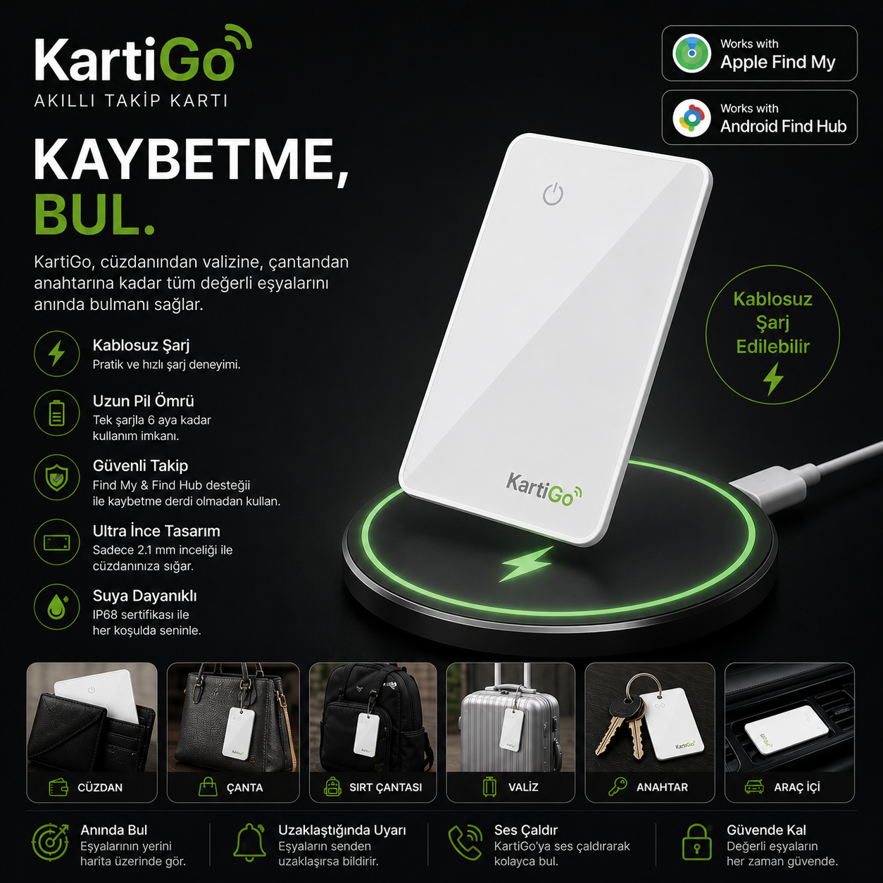 KartiGo Akıllı Takip Kartı
